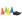 Tunturi Training Cone Set, 10pcs, 23cm, Multicolor